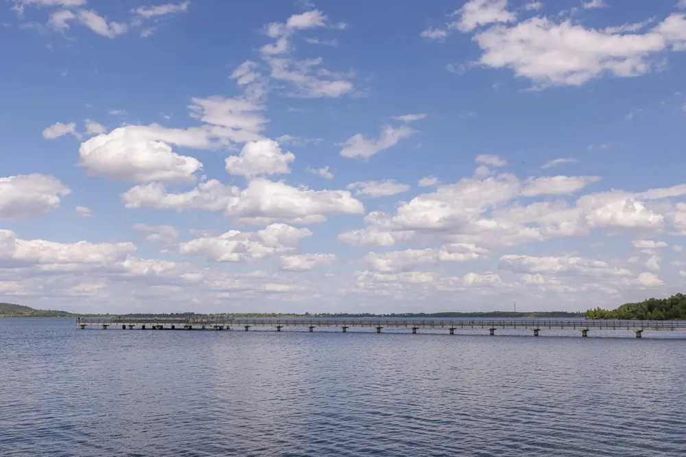 Seebrücke am Geiseltalsee