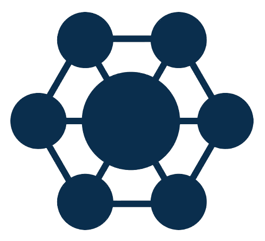 HOM Immobilien, Molekül-Logo