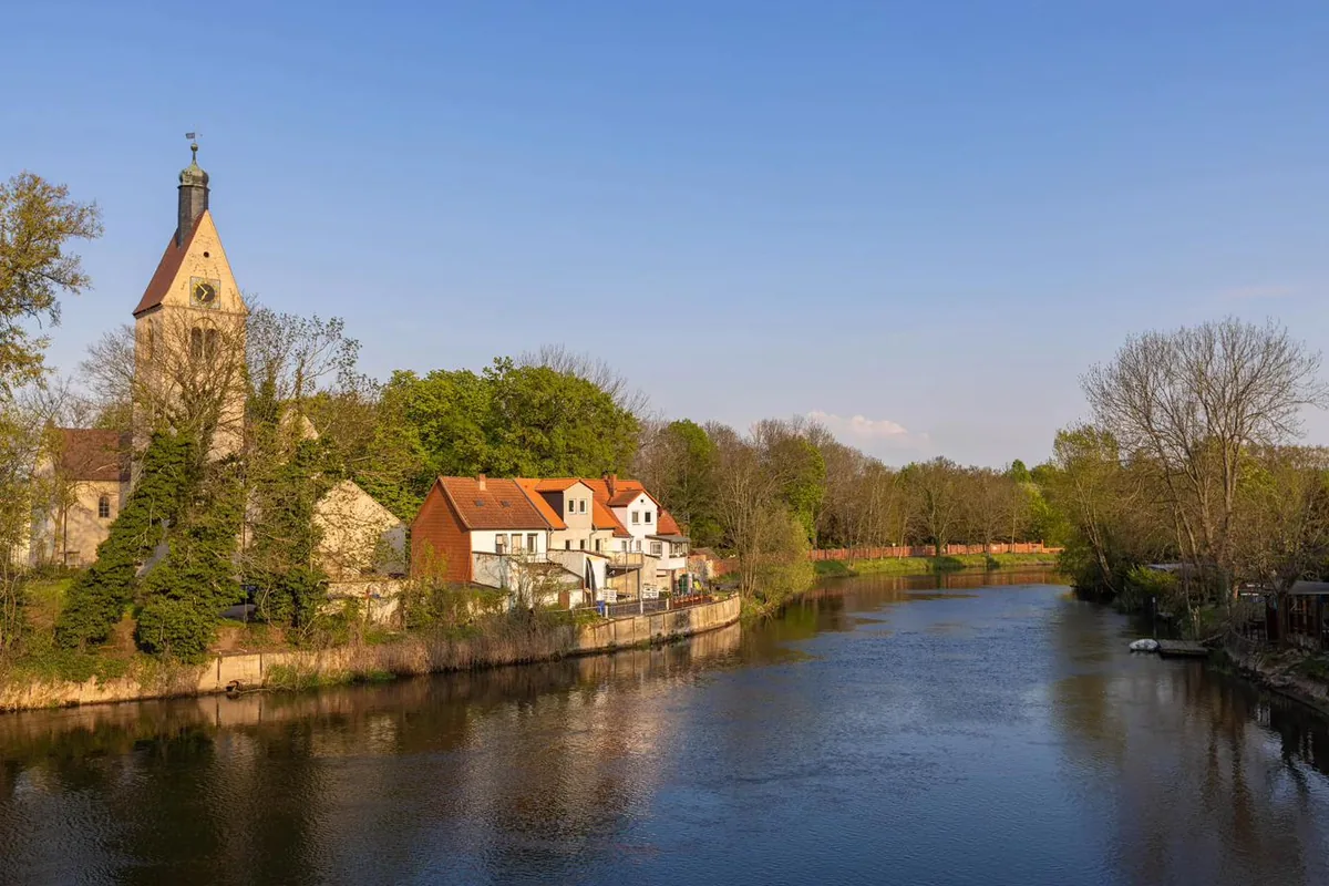 Die Saale bei Merseburg