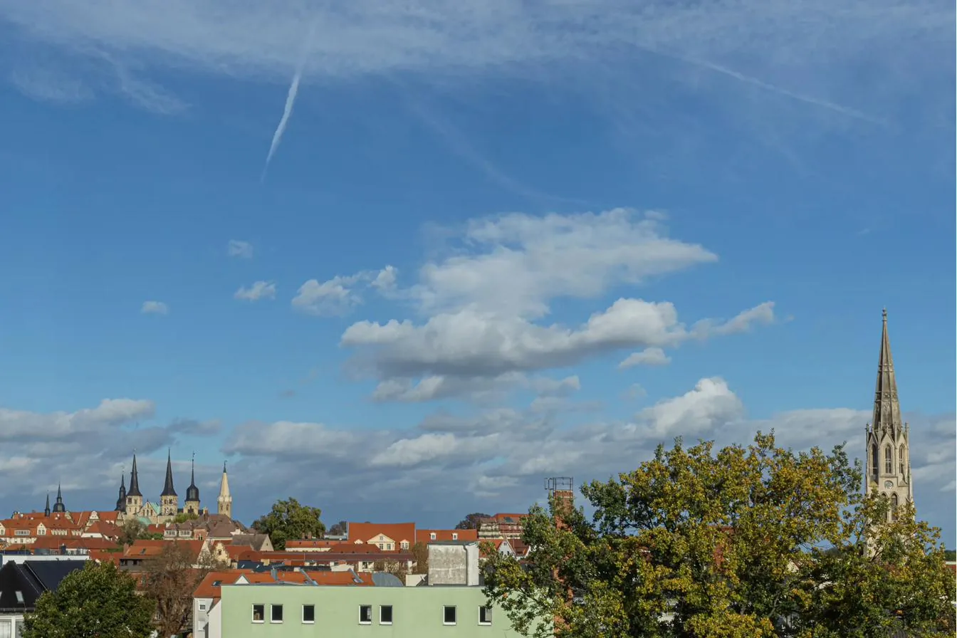 Möbliertes Townhouse mit Blick über die Dächer Merseburgs